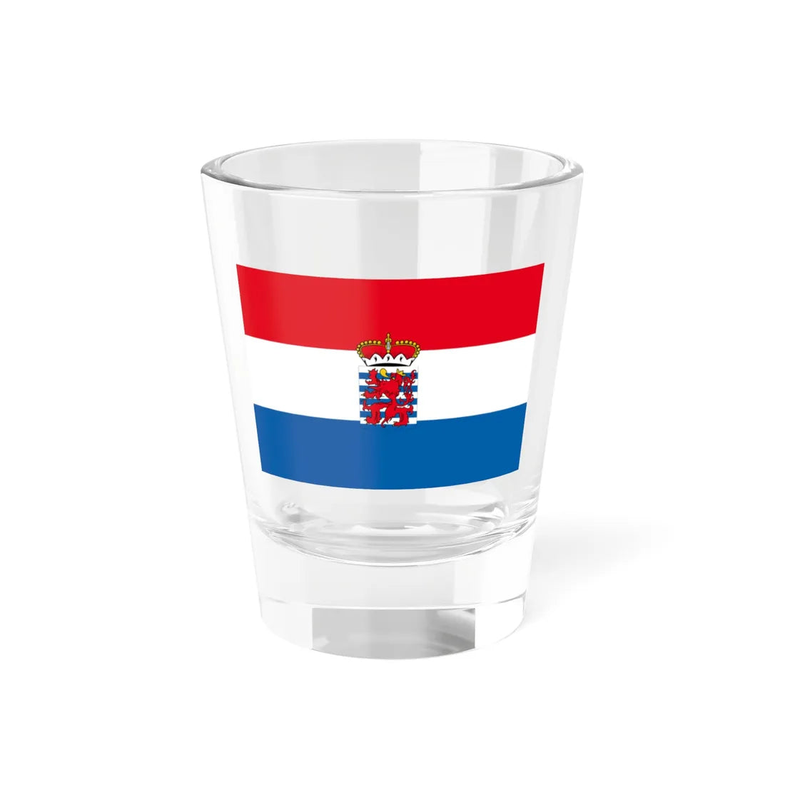 Unofficial flag of the province of Luxembourg (Belgium) Shot Glass 1.5oz 1.5oz - Go Mug Yourself