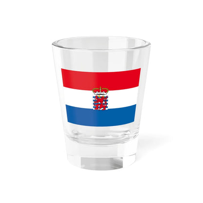 Unofficial flag of the province of Luxembourg (Belgium) Shot Glass 1.5oz 1.5oz - Go Mug Yourself