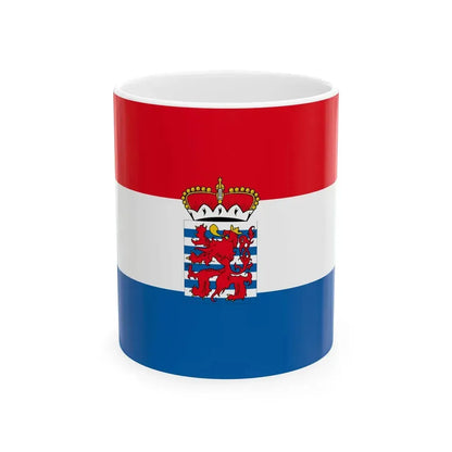 Unofficial flag of the province of Luxembourg (Belgium) White Coffee Mug 11oz - Go Mug Yourself