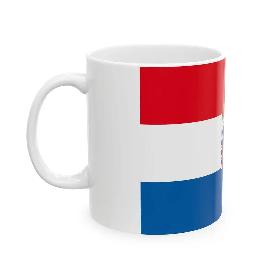 Unofficial flag of the province of Luxembourg (Belgium) White Coffee Mug - Go Mug Yourself