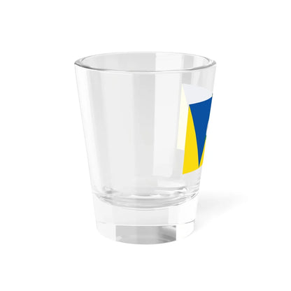 Unofficial Flag of West Yorkshire (England) Shot Glass 1.5oz - Go Mug Yourself