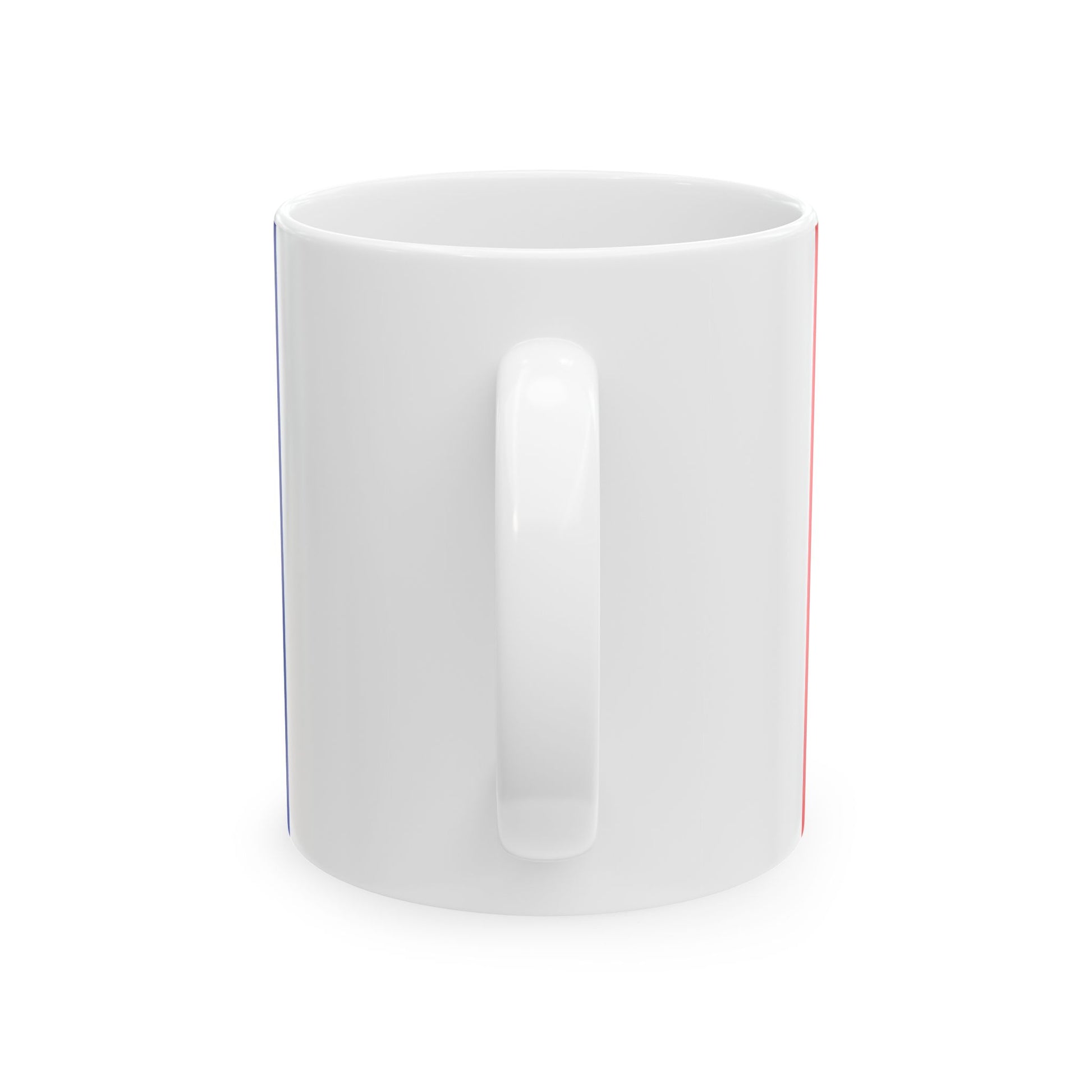 Unofficial Harki flag with Fatimas hand reverse (France) White Coffee Mug-Go Mug Yourself