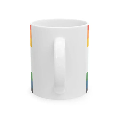 Unofficial Pride flag India (India) White Coffee Mug - Go Mug Yourself