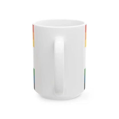 Unofficial Pride flag India (India) White Coffee Mug - Go Mug Yourself
