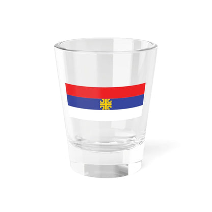 Unofficial Serbian flag (Serbia) Shot Glass 1.5oz 1.5oz - Go Mug Yourself