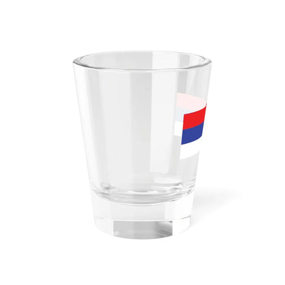 Unofficial Serbian flag (Serbia) Shot Glass 1.5oz - Go Mug Yourself
