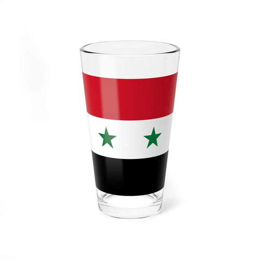 Unofficial standard of the President of Syria 1980-2024 (Syria) Pint Glass 16oz 16oz - Go Mug Yourself