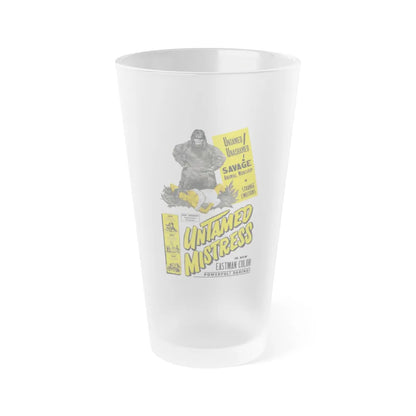 UNTAMED MISTRESS 1956 Movie Poster - Frosted Pint Glass 16oz-Go Mug Yourself