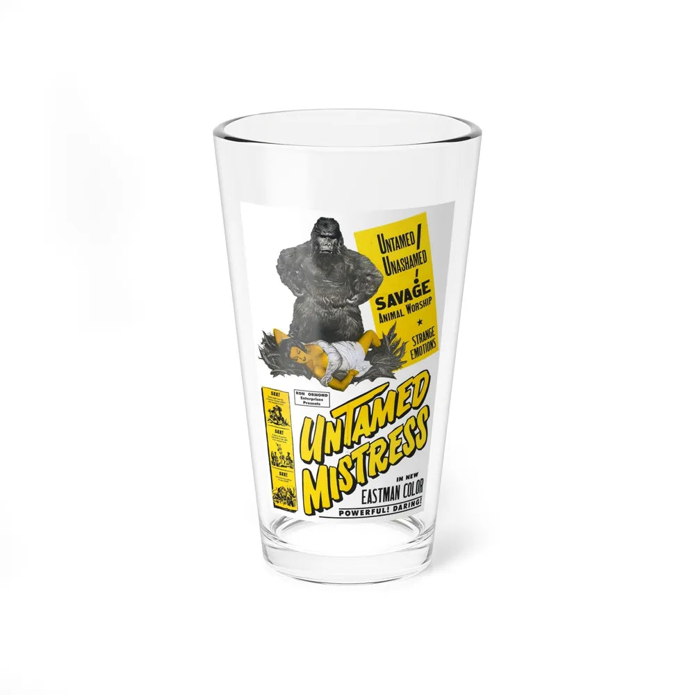 UNTAMED MISTRESS 1956 Movie Poster - Pint Glass 16oz-16oz-Go Mug Yourself