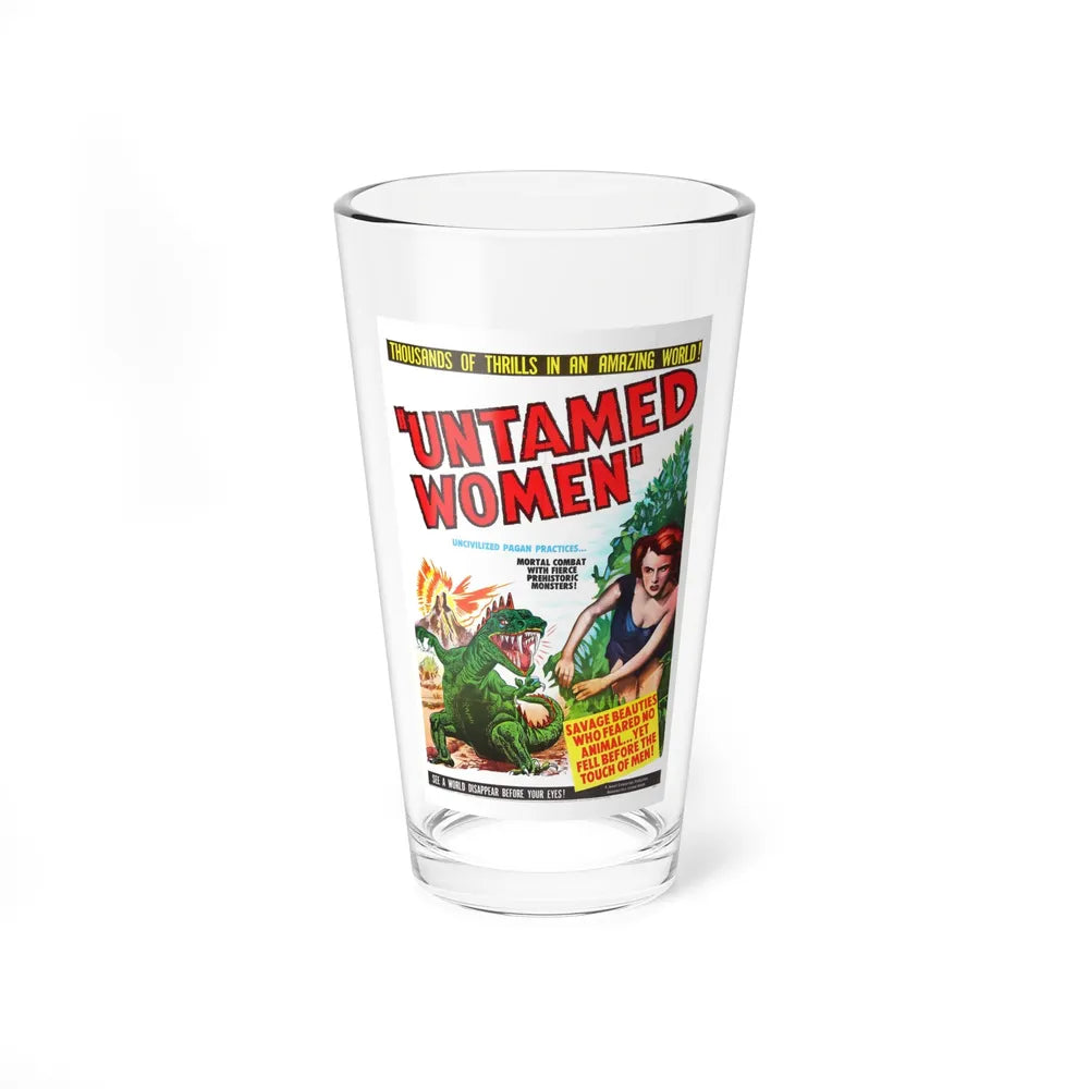 UNTAMED WOMEN 1952 Movie Poster - Pint Glass 16oz-16oz-Go Mug Yourself