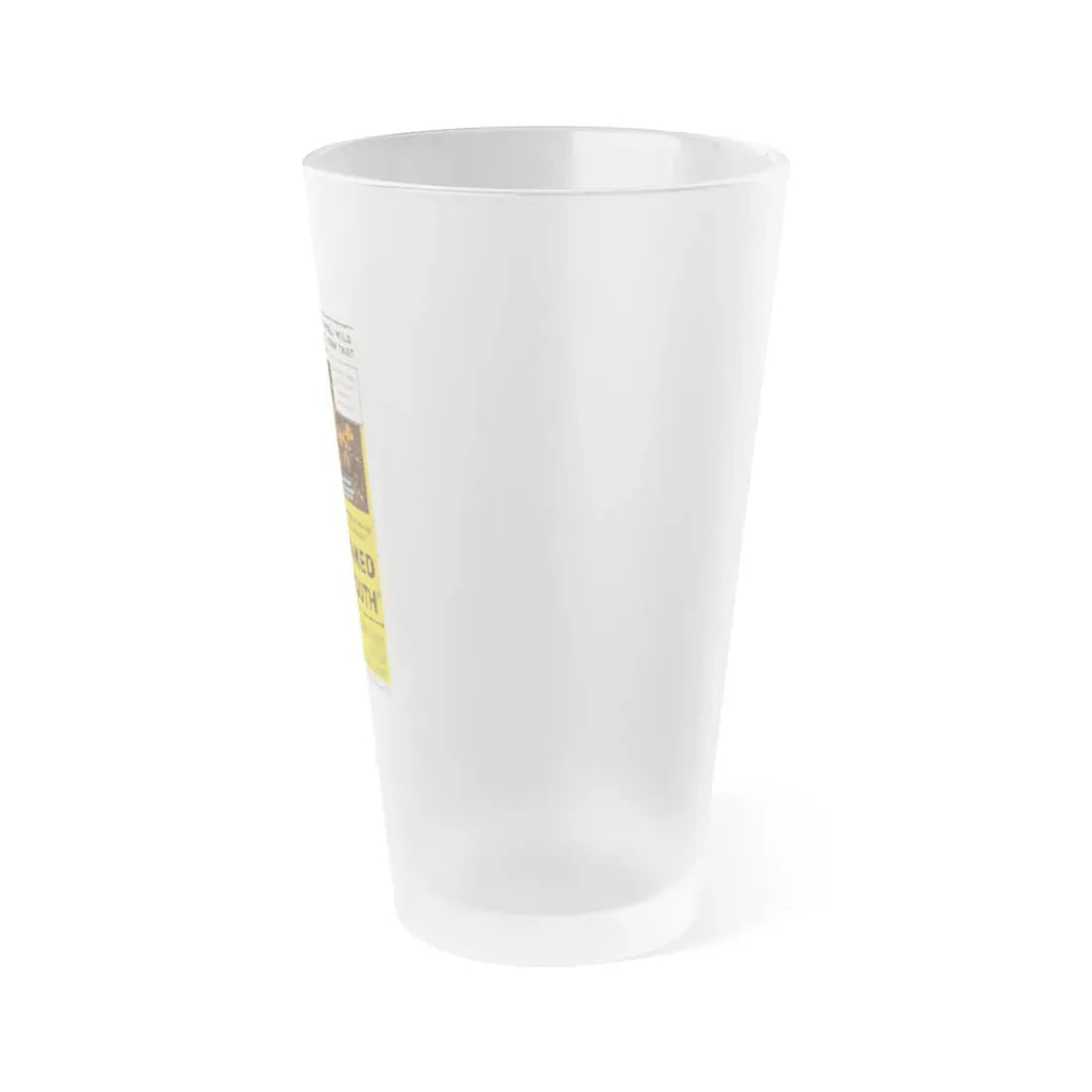UNTAMED YOUTH 1957 Movie Poster - Frosted Pint Glass 16oz - Go Mug Yourself
