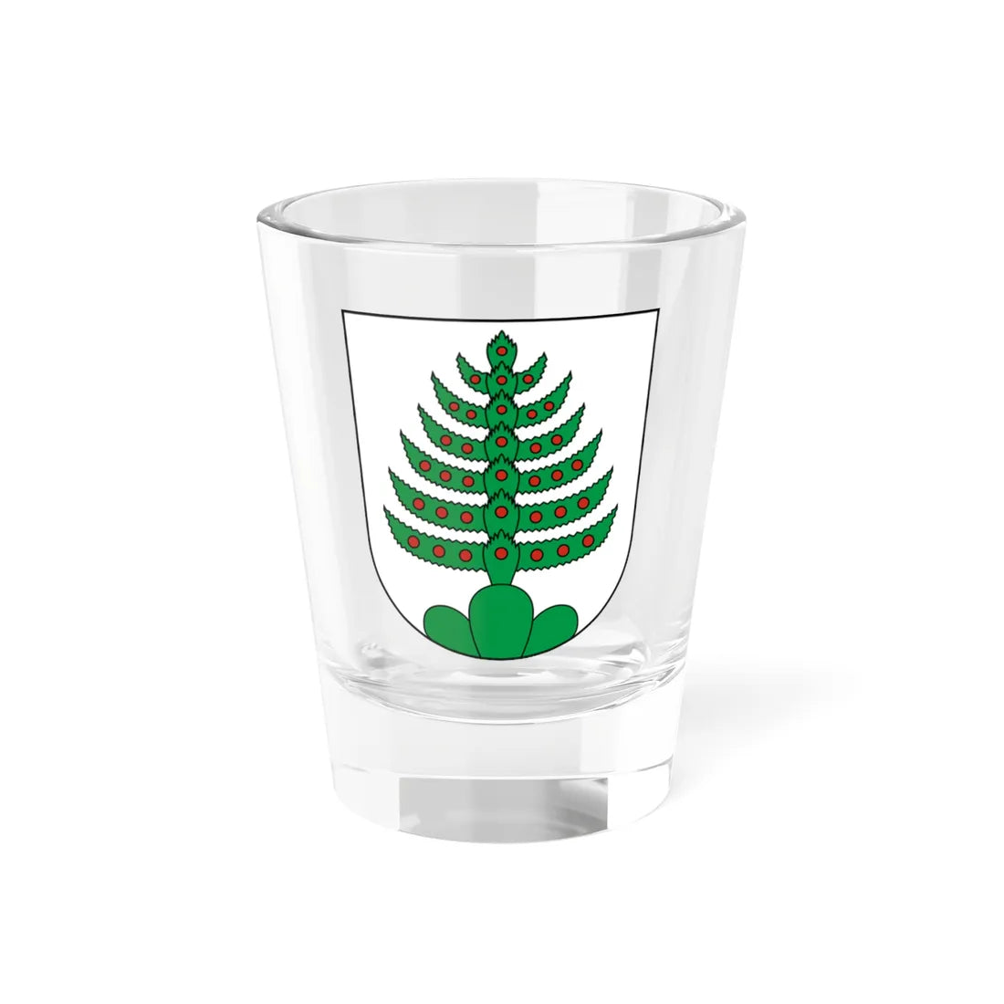 Unteriberg-blazon (Switzerland) (Coat of Arms) Shot Glass 1.5oz 1.5oz - Go Mug Yourself