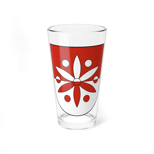 Unterramsern-blazon (Switzerland) (Coat of Arms) Pint Glass 16oz 16oz - Go Mug Yourself