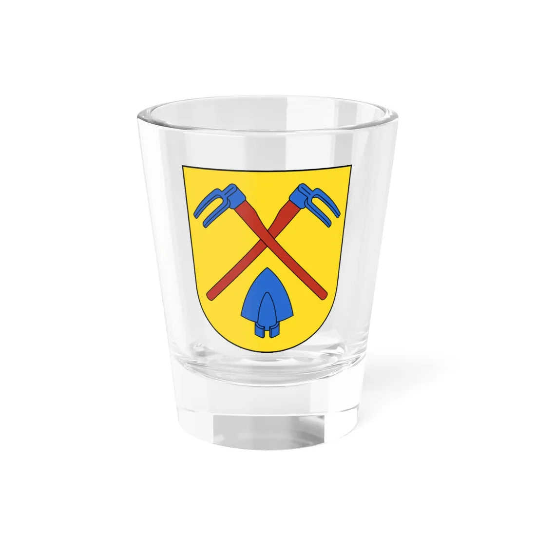 Unterstrass-blazon (Switzerland) (Coat of Arms) Shot Glass 1.5oz 1.5oz - Go Mug Yourself