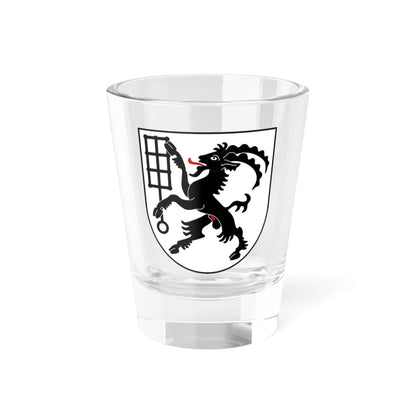 Untervaz wappen (Switzerland) (Coat of Arms) Shot Glass 1.5oz 1.5oz - Go Mug Yourself
