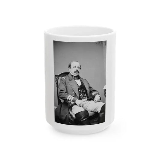 Untitled 002 (U.S. Civil War) White Coffee Mug 15oz - Go Mug Yourself