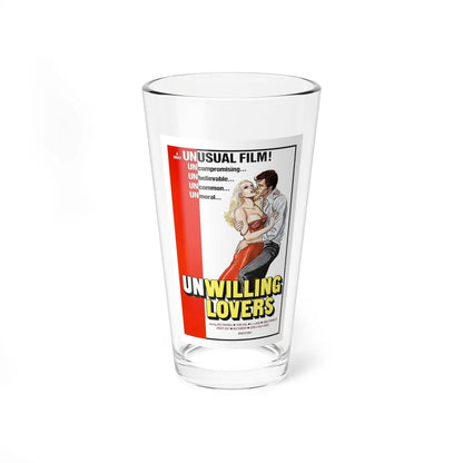 UNWILLING LOVERS 1977 Movie Poster - Pint Glass 16oz-16oz-Go Mug Yourself