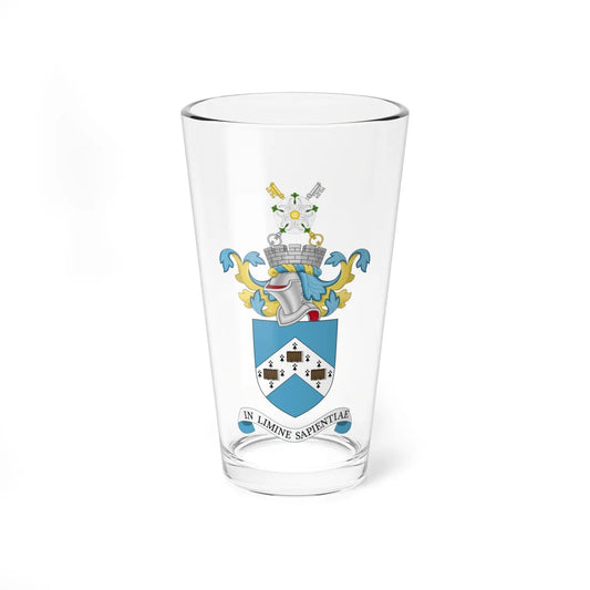 UoY CoA updated (United Kingdom) (Coat of Arms) Pint Glass 16oz 16oz - Go Mug Yourself