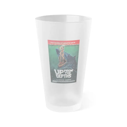 UP FROM THE DEPTHS 1979 Movie Poster - Frosted Pint Glass 16oz Default Title - Go Mug Yourself