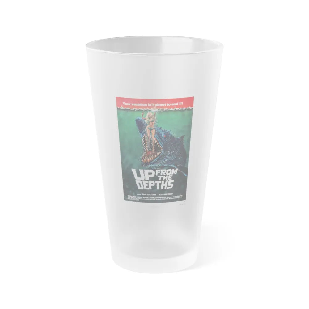 UP FROM THE DEPTHS 1979 Movie Poster - Frosted Pint Glass 16oz-Go Mug Yourself