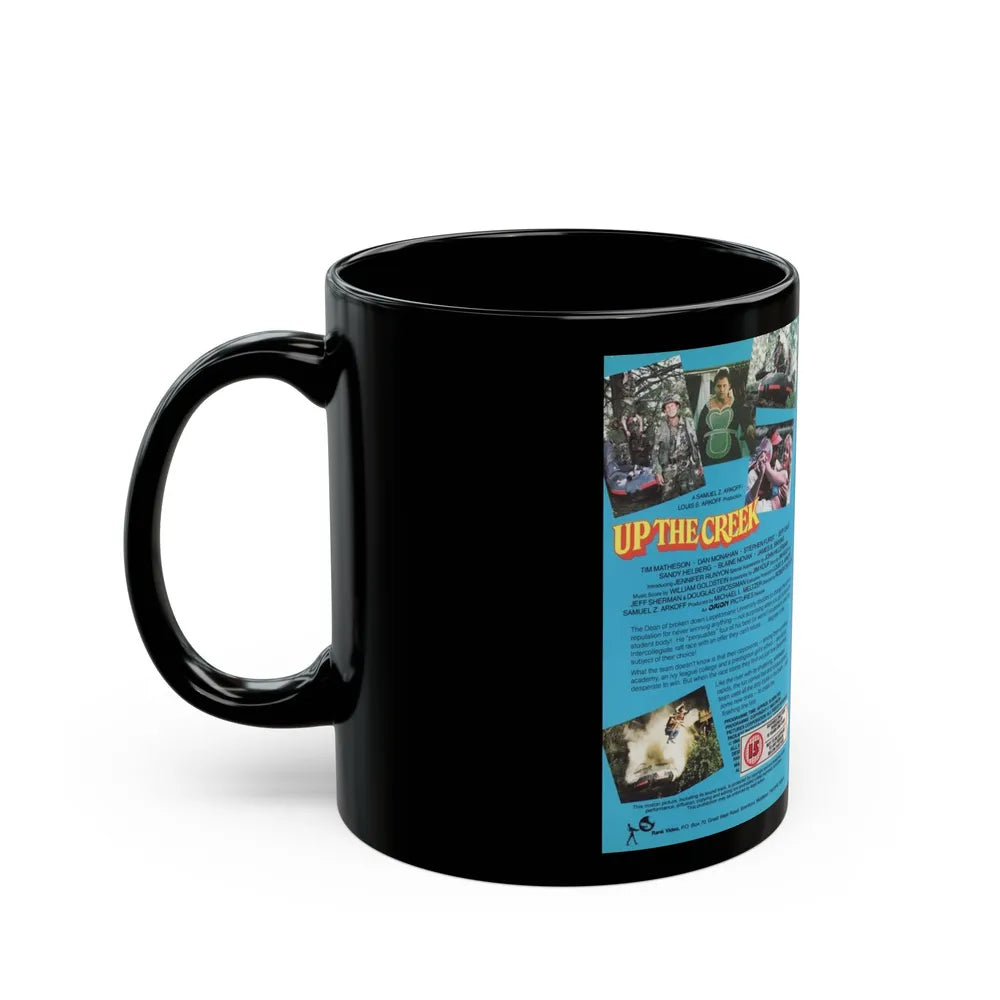 UP THE CREEK ORION (VHS COVER) - Black Coffee Mug-Go Mug Yourself