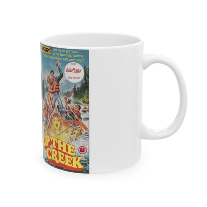 UP THE CREEK ORION (VHS COVER) - White Coffee Mug-Go Mug Yourself