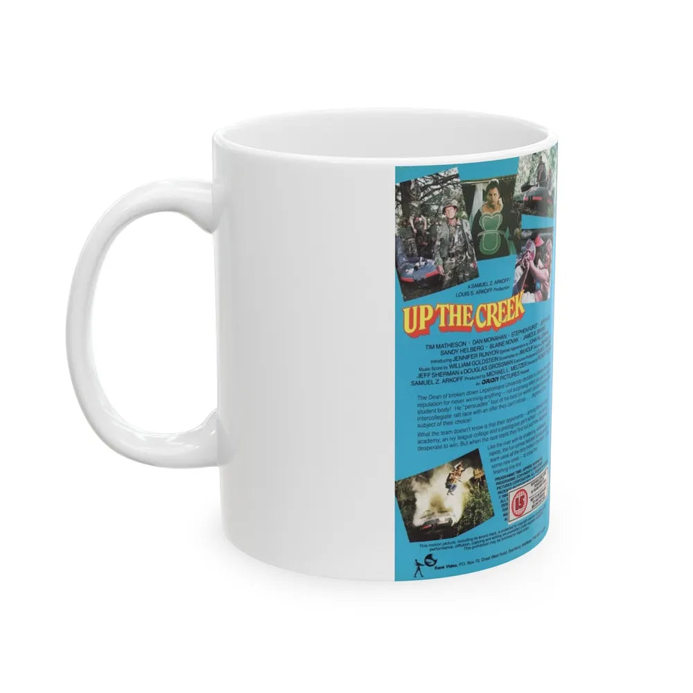 UP THE CREEK ORION (VHS COVER) - White Coffee Mug-Go Mug Yourself