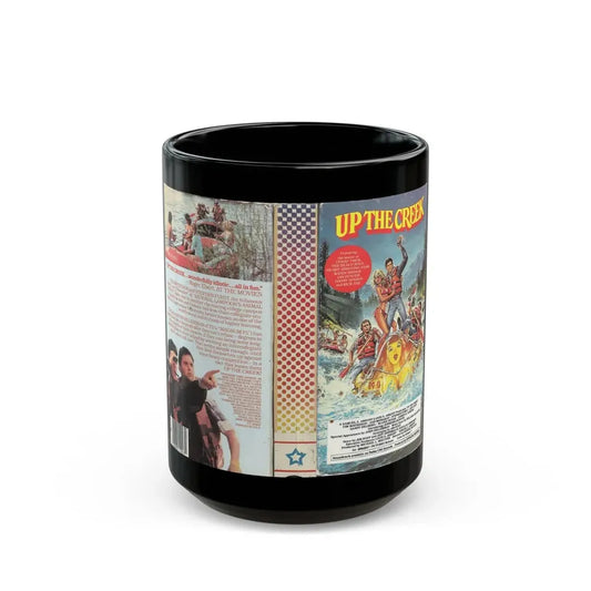 UP THE CREEK (VHS COVER) - Black Coffee Mug 15oz - Go Mug Yourself