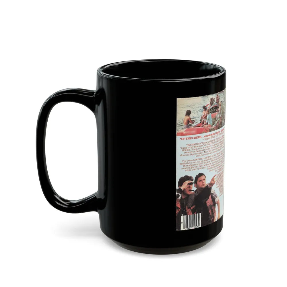 UP THE CREEK (VHS COVER) - Black Coffee Mug-Go Mug Yourself