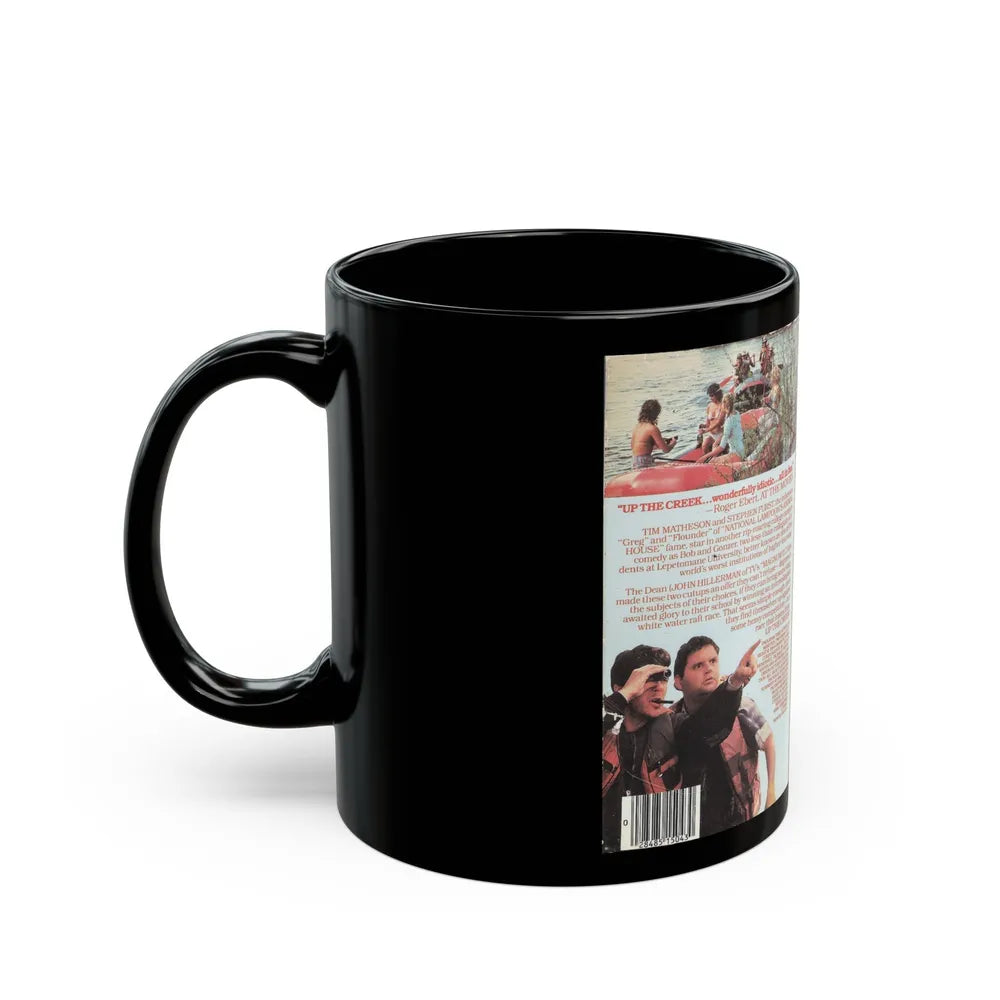 UP THE CREEK (VHS COVER) - Black Coffee Mug-Go Mug Yourself