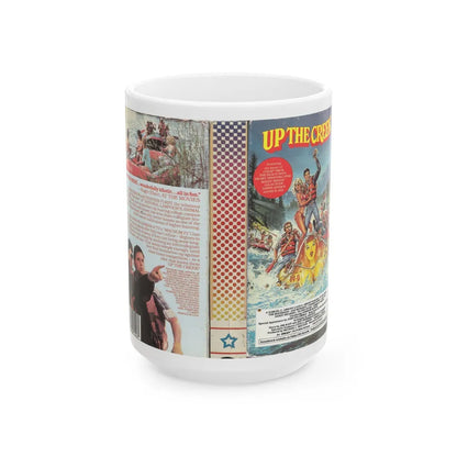 UP THE CREEK (VHS COVER) - White Coffee Mug-15oz-Go Mug Yourself