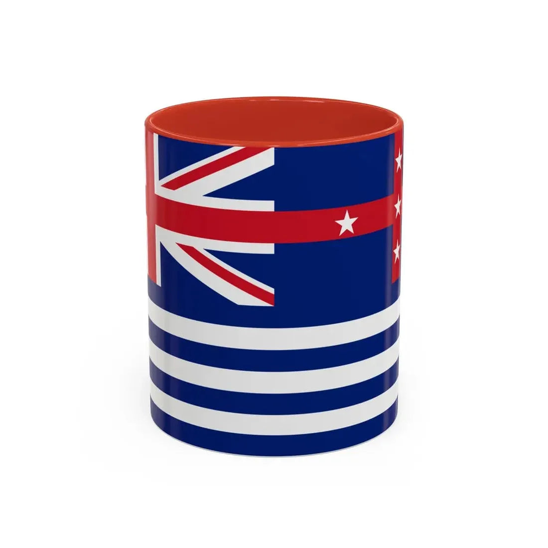 Upper Murray River Flag - Accent Coffee Mug 11oz Red - Go Mug Yourself