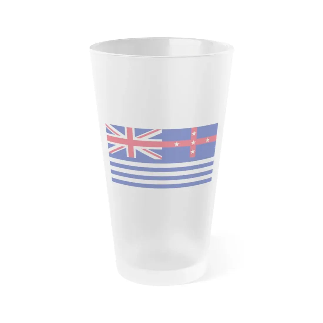 Upper Murray River Flag - Frosted Pint Glass 16oz 16oz Frosted - Go Mug Yourself