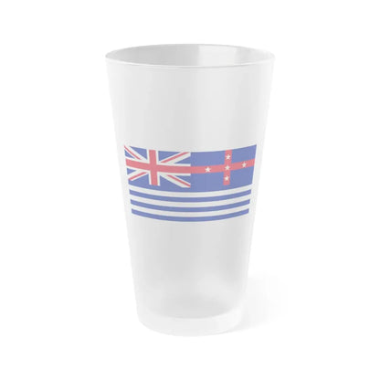 Upper Murray River Flag - Frosted Pint Glass 16oz 16oz Frosted - Go Mug Yourself