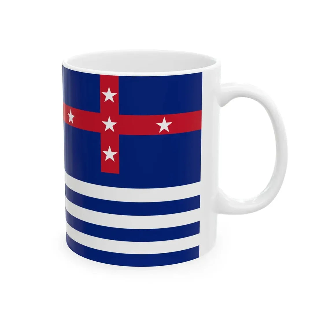 Upper Murray River Flag - White Coffee Mug - Go Mug Yourself