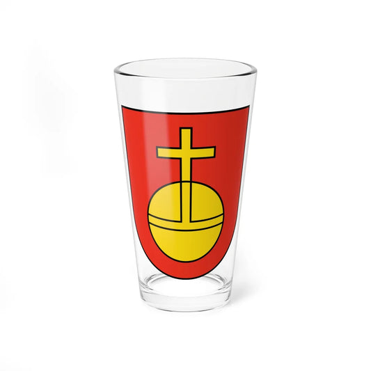 UpplandCoA (Sweden) (Coat of Arms) Pint Glass 16oz 16oz - Go Mug Yourself