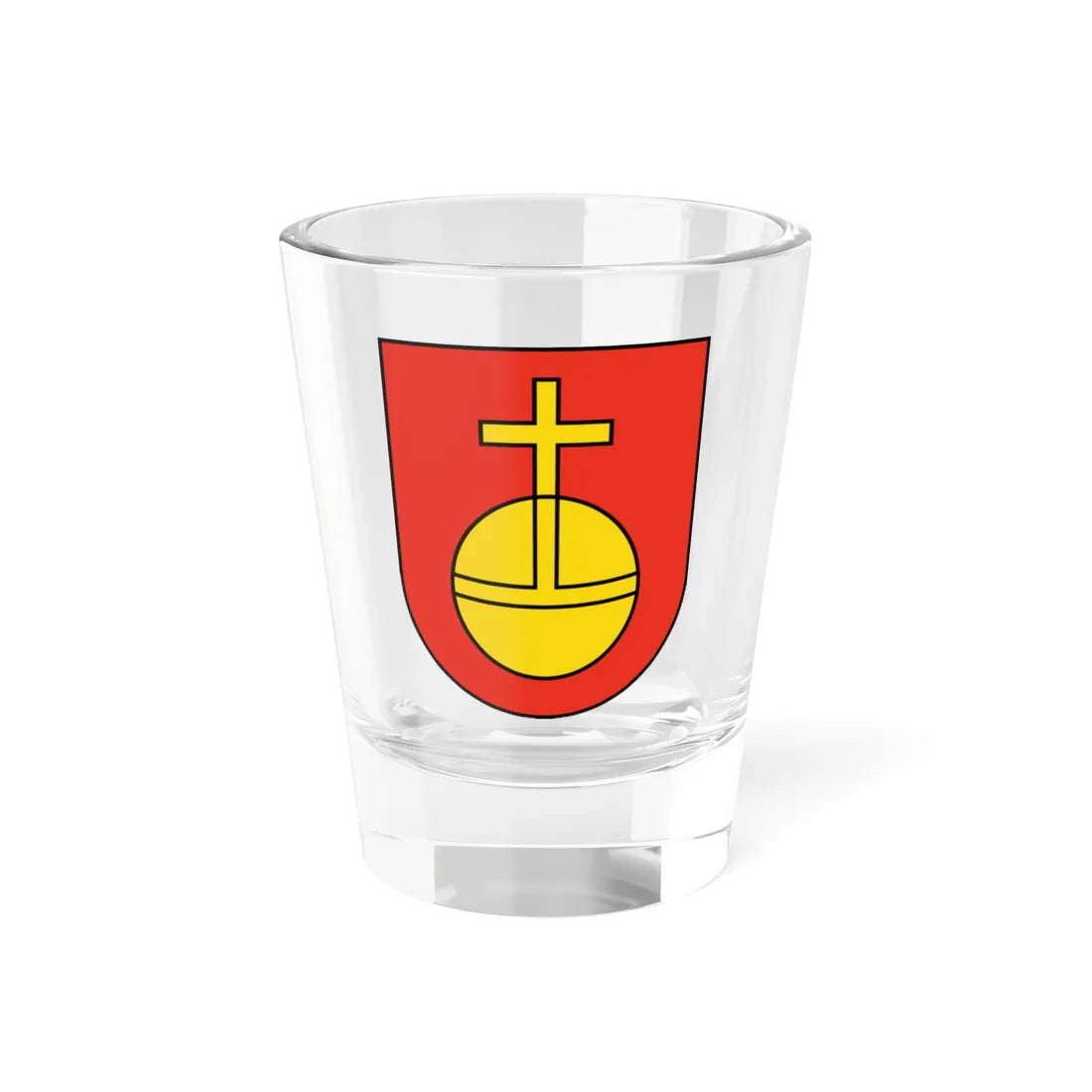 UpplandCoA (Sweden) (Coat of Arms) Shot Glass 1.5oz 1.5oz - Go Mug Yourself
