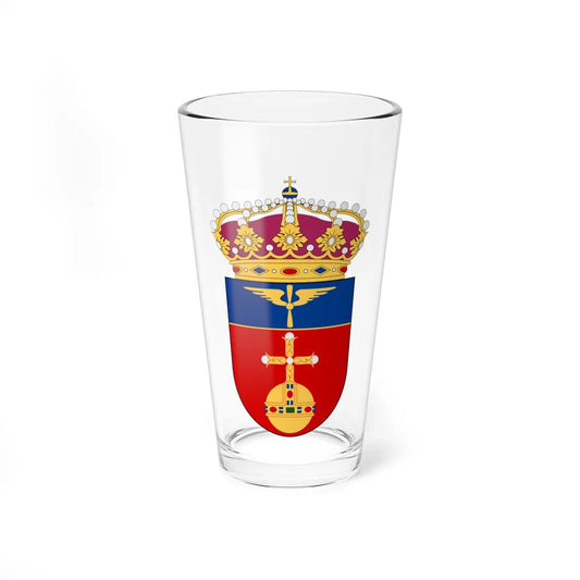 Upplands flygflottilj vapen (Sweden) (Coat of Arms) Pint Glass 16oz 16oz - Go Mug Yourself