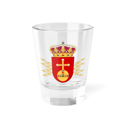 Upplands regemente vapen (Sweden) (Coat of Arms) Shot Glass 1.5oz 1.5oz - Go Mug Yourself