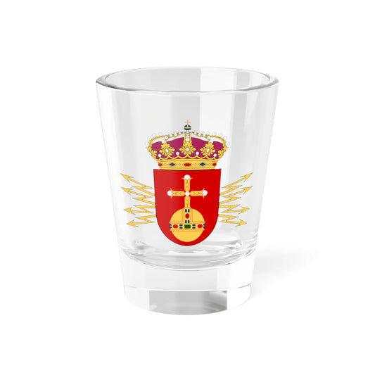 Upplands regemente vapen (Sweden) (Coat of Arms) Shot Glass 1.5oz 1.5oz - Go Mug Yourself