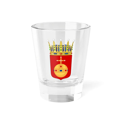 Upplands vapen crowned (Sweden) (Coat of Arms) Shot Glass 1.5oz 1.5oz - Go Mug Yourself