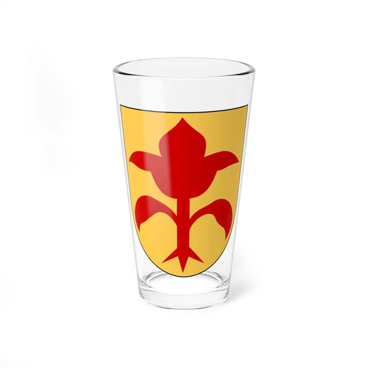 Uppvidinge härad vapen (Sweden) (Coat of Arms) Pint Glass 16oz 16oz - Go Mug Yourself