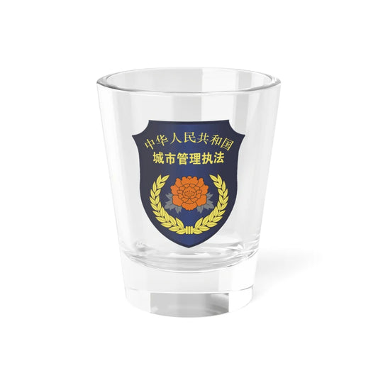 Urban Management And Law Enforcement armband P.R.China 城市管理执法臂章 (China) (Coat of Arms) Shot Glass 1.5oz 1.5oz - Go Mug Yourself