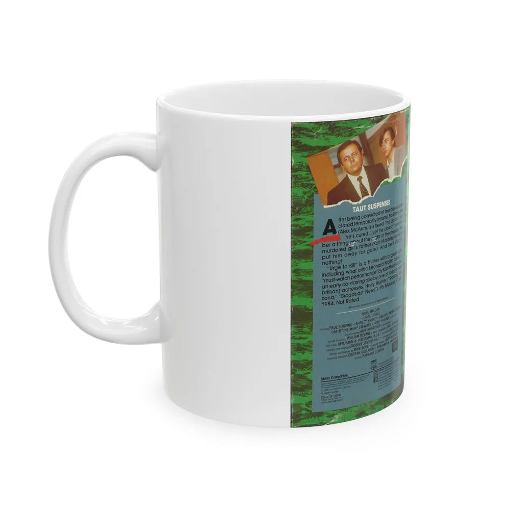 URGE TO KILL (VHS COVER) - White Coffee Mug-Go Mug Yourself