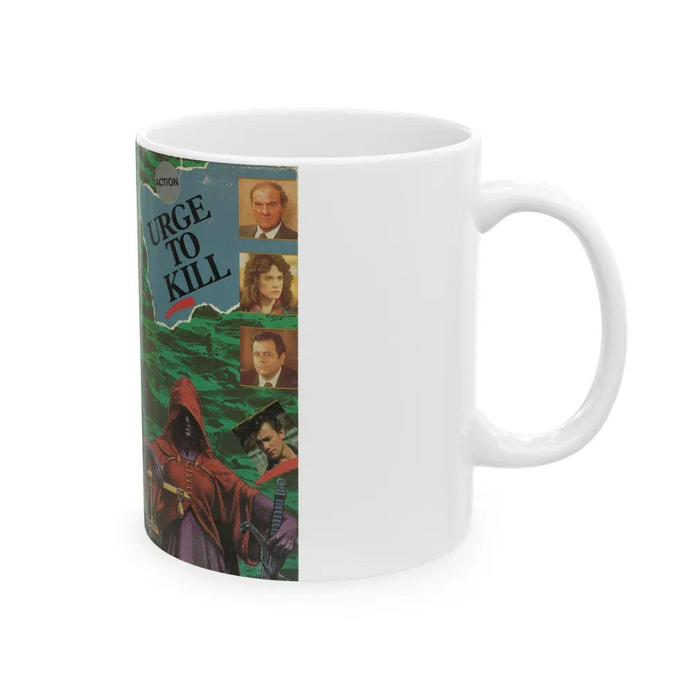 URGE TO KILL (VHS COVER) - White Coffee Mug-Go Mug Yourself