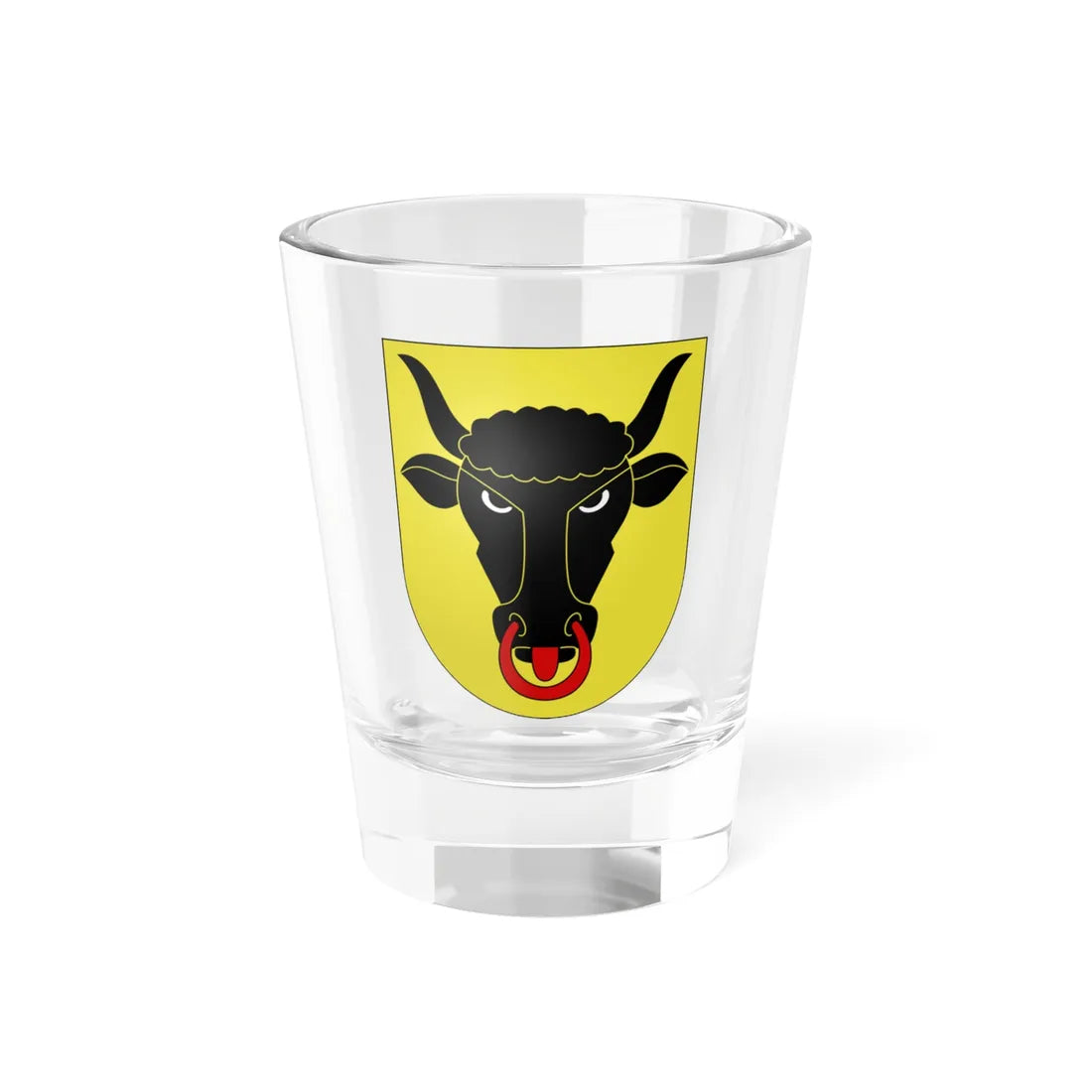 Uri-coat of arms (Switzerland) (Coat of Arms) Shot Glass 1.5oz 1.5oz - Go Mug Yourself