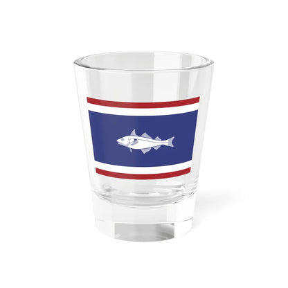 Urker vlag met schelvis 25-12-2016 (Netherlands) Shot Glass 1.5oz 1.5oz - Go Mug Yourself
