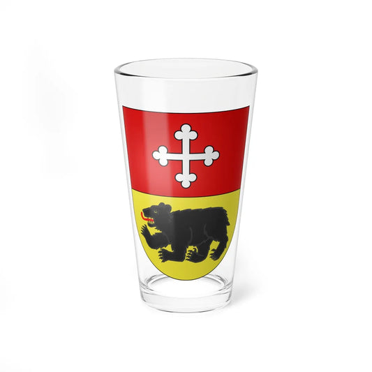 Ursy-coat of arms (Switzerland) (Coat of Arms) Pint Glass 16oz 16oz - Go Mug Yourself