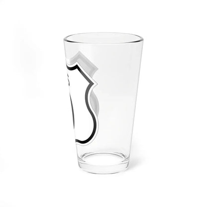 US 0 1961 cutout template (California) (Road Sign) Pint Glass 16oz - Go Mug Yourself