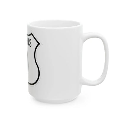 US 0 Ohio 1955 (Ohio) (Road Sign) White Coffee Mug - Go Mug Yourself